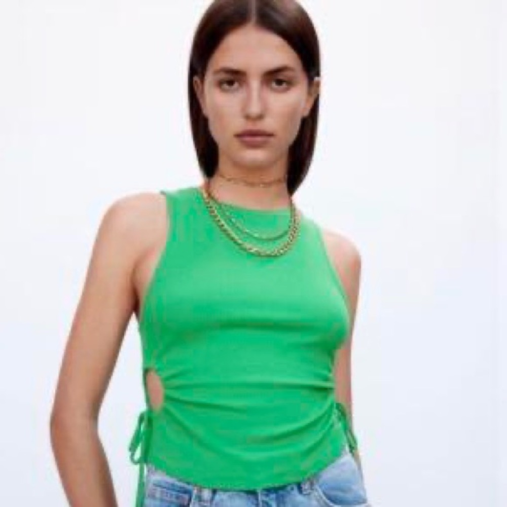 Zara ribbed tank